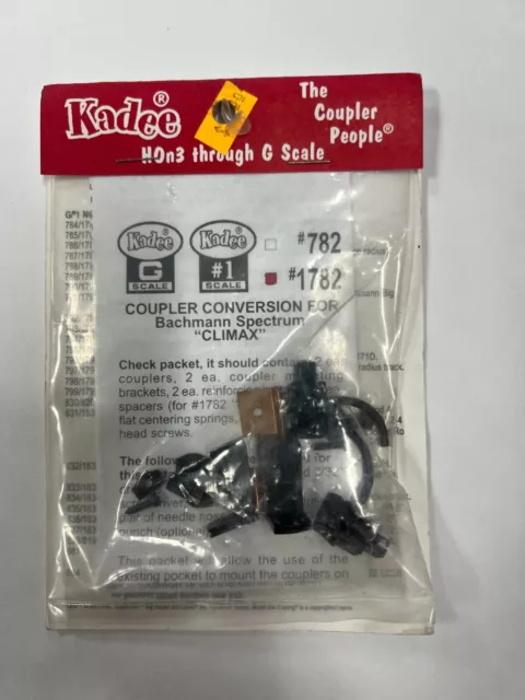 Kadee #1782 1 Scale Coupler Conversion - Modified Couplers