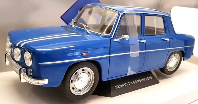 Solido 1/18 Scale Model Car S1803604 - Renault 8 Gordini - Blue