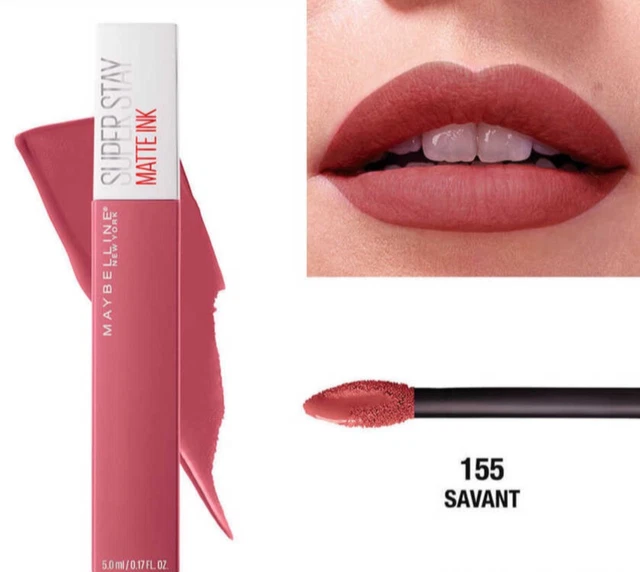 Rouge à Lèvres Gemey Maybelline SuperStay 417 Bois De Rose - Tenue 16h - Neuf
