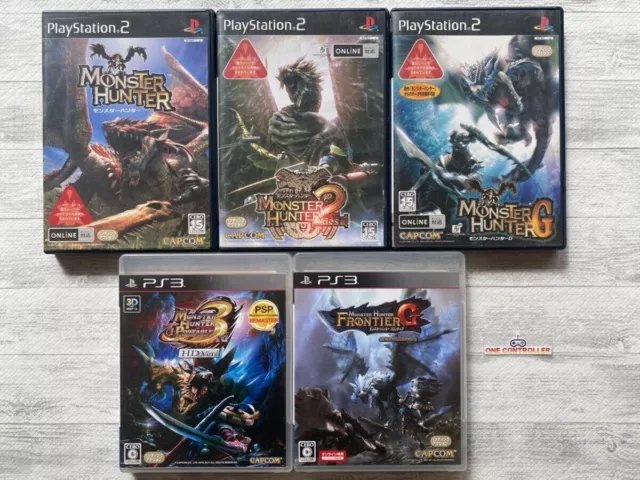 SONY PS2 & 3 Monster Hunter 1 & 2 & G & Portable 3rd HD & Frontier G from Japan