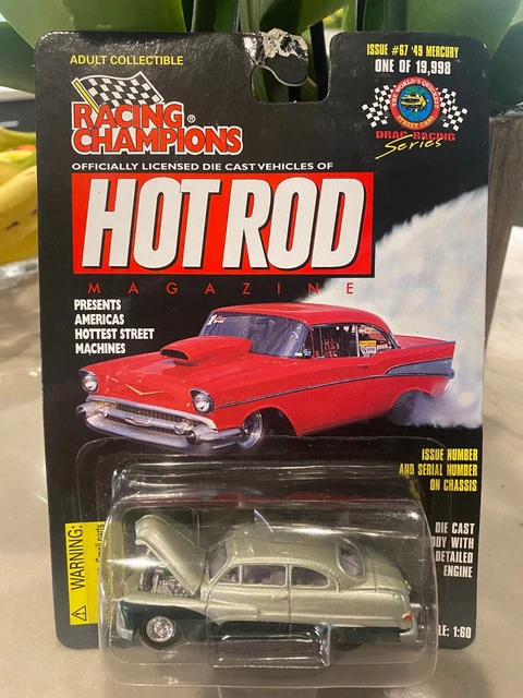 Rod49 RACING CHAMPIONS HOT Rod Magazine '49 Mercury #67 EUR 9,91 - PicClick FR