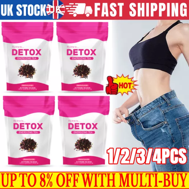 28PC/Bag Detox Tea All Natural Supports Healthy Weight Fit Reduce Bloating Help