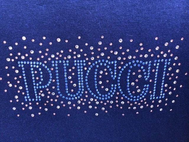 New with Tags Girls Navy Crystal Sparkle Pucci Long sleeved T-Shirt Dress.Age 4
