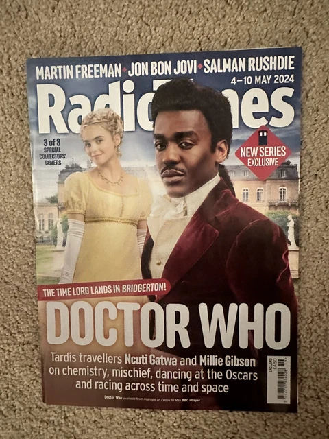 RADIO TIMES 4TH-10TH May 2024 4-10/5/24 Doctor Dr Who Cover 3 Of 3 £25. ...