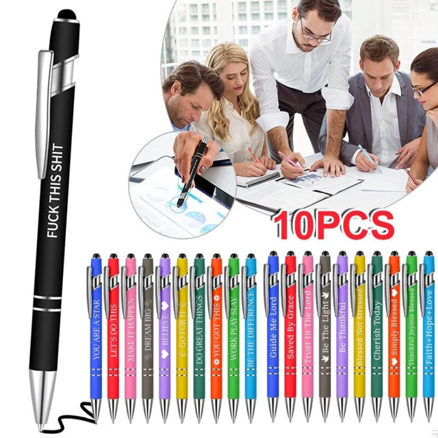 Writing Signing Pen Screen Touch Pen Funny Pens Ballpoint Pens Set