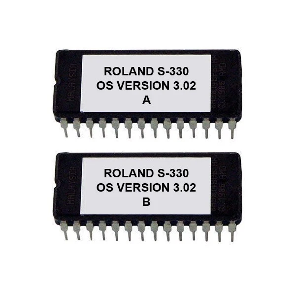 Roland S-330 S330 Extincteur With Firmware OS Version 3.02 Update Mise ROM Eprom