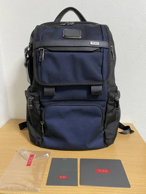 TUMI ALPHA 3 2603174RN3 Flap Backpack   Navy