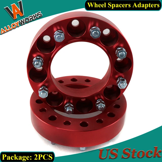 2PCS Wheel Spacers 154 mm For Bobcat Case New Holland John Deere 8 Lug 2" Thick