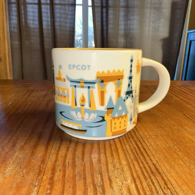 Starbucks Disney Parks Epcot You Are Here Collection Ceramic Coffee Mug 14oz