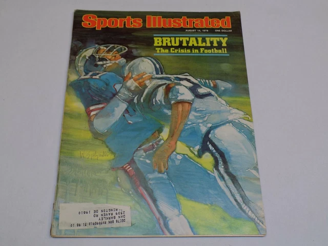 Injuries Magazine SPORTS ILLUSTRATED AUGUST 14 1978 Magazine Brutality Crisis in Football ...