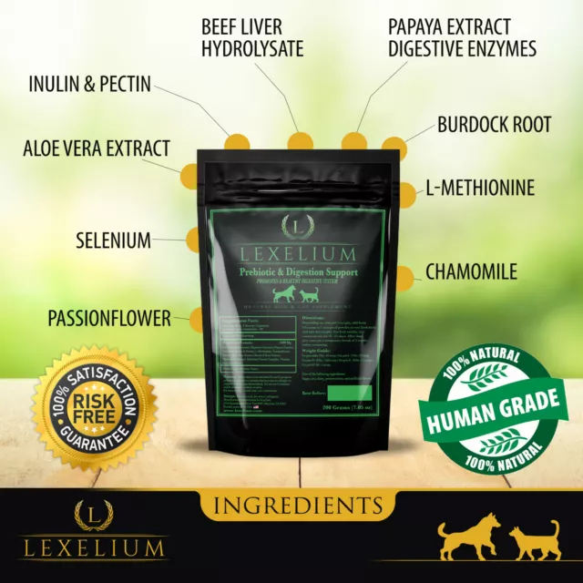 Prebiotic & Digestion Aid For Dogs and Cats | Helps with Constipation & Diarrhea 3