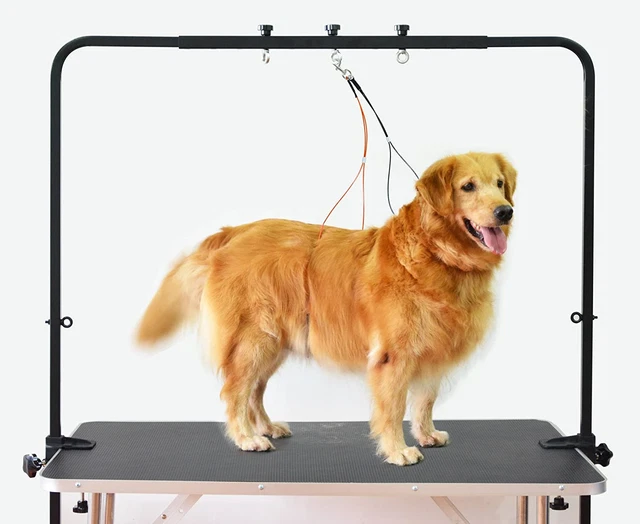 SHELANDY Overhead Pet Grooming Arm/Bars with Clamps Ideal for Dog Bathing & Groo