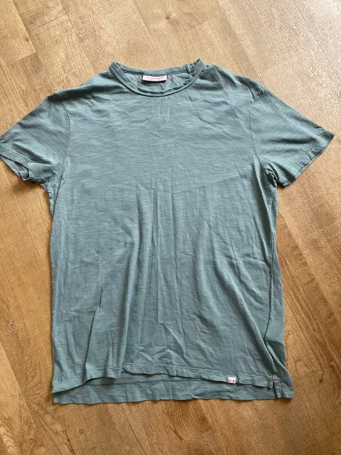 Stunning Orlebar Brown "Sammy" Short Sleeve Green T-Shirt - Medium - Slim Fit