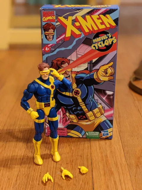 MARVEL LEGENDS CYCLOPS VHS FIGURE X-Men TAS Animated Cartoon Series $0. ...