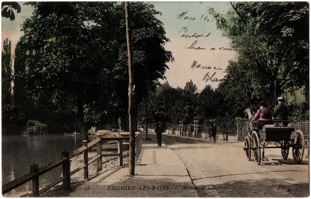 CPA 95 - ENGHIEN LES BAINS (Val d'Oise) - 18. Avenue de Belt - ND (coupling)