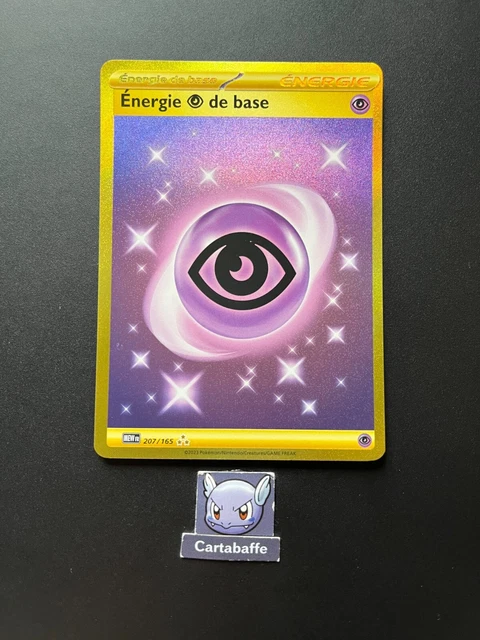 Carte Pokémon Énergie PSY 207/165 Hyper Rare (HRR) – Écarlate Et Violet 3.5-151, Neuve Sous Sleeve