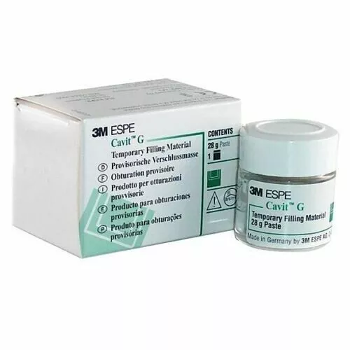 Dental 3M ESPE Cavit G Temporary Filling Material 28 gm pack long expiry