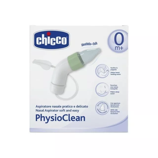 CHICCO Phisio Clean Nasal Aspirator Soft And Easy