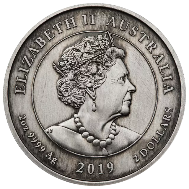 Silbermünze Queen Victoria 200. Geburtstag 2019 - Australien - 2 Oz AF 3