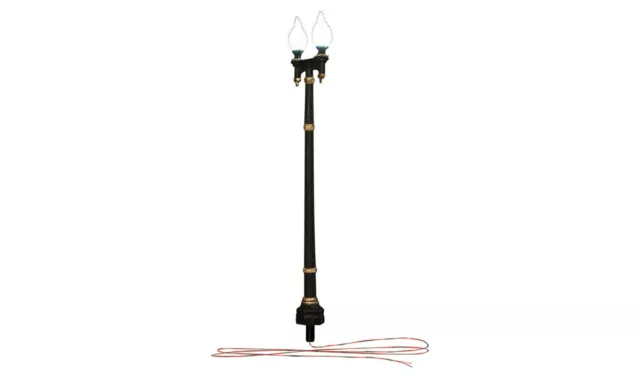 Woodland Scenics JP5640 N Scale Double Lamp Post Street Lights