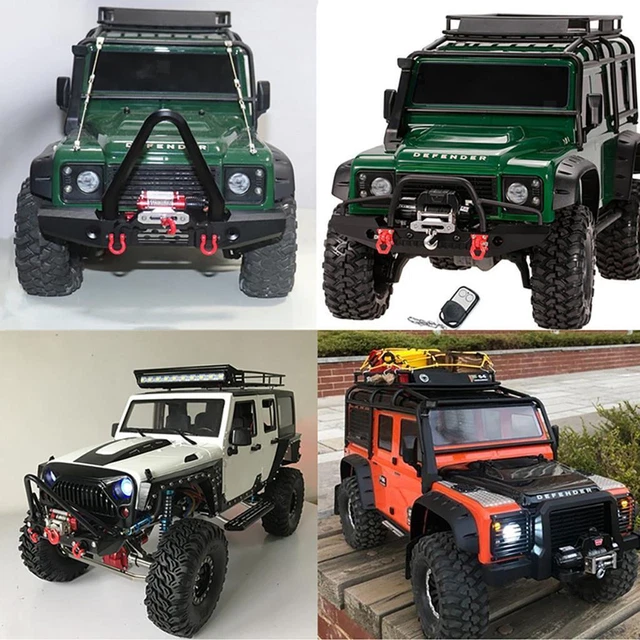 WONFAST Hard Plastic RC Crawler Body Cab & Back-Half Cage Body Car Shell For 1/10 RC Crawler TRX4 Axial SCX10 II 90046 TRX4 Redcat GEN8 (Cage