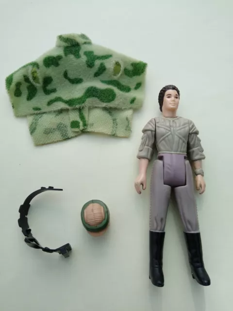 Vintage Star Wars Figure Princess Leia Endor Poncho 1984 No Coo