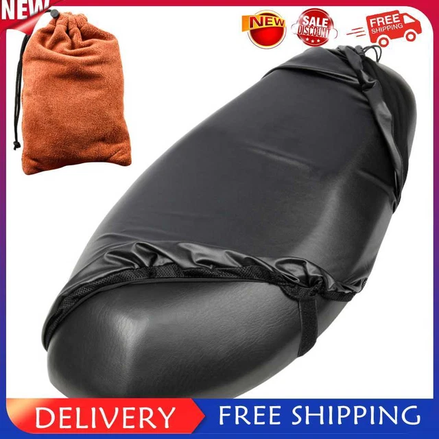 Motorcycle Seat Cover Waterproof Dustproof Motorbike Cushion Seat (L)