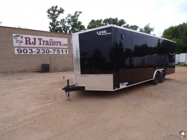 8.5 x 24 24ft Enclosed Cargo Racing ATV/UYV Motorcycle Show Car Hauler Trailer
