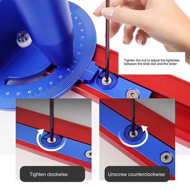 Tabella Ved. Miter Regolazione ’angolo Del Manometro Miter Del Manom