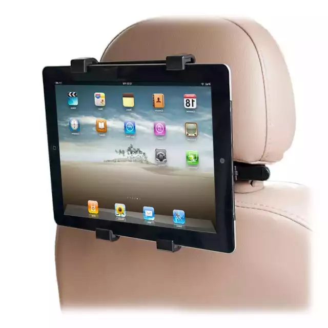 Soporte Reposacabezas Coche Universal para Tablets de 7 8 9 10 11 Pulgadas Negro