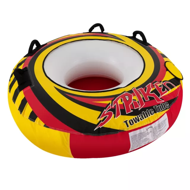 Inflatable Towable Cockpit Tube Boating 1 Rider Inflatable Boat Tubes W/Drainage