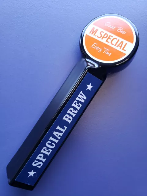 M Special Brewing Company Special Brew Tap Handle - Double sided with chalkboard