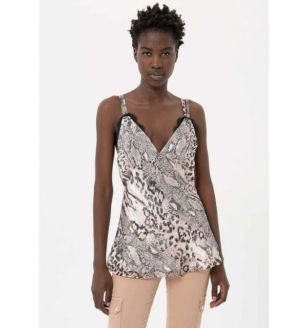 FRACOMINA CANOTTA con pizzo Art. FR20SP099 053 Coll. Primavera Estate 2020 EUR 39 90 PicClick IT