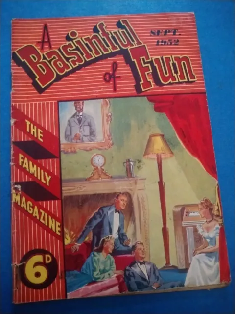 VINTAGE WW2 ERA Humorous Risque Magazine A Basinful Of Fun Good ...