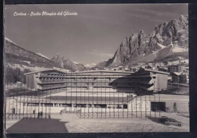 Cartolina Cortina Stadio Olimpico del Ghiaccio EC1095