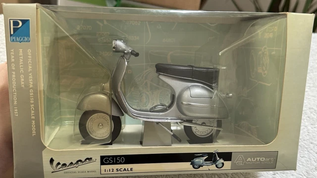No530 ジャンクバイク 1/12 AUTO art VESPA GS150 AUTOart 1/12 Silver VESPA GS150 PIAGGIO Scooter | eBay