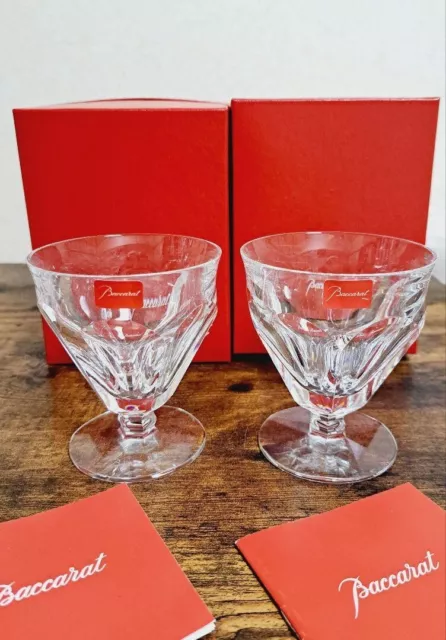 Baccarat Talleyrand Wine Glass Liqueur Glass Goblet Pair Set #2
