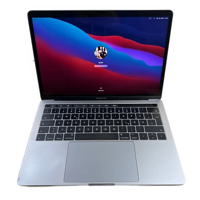 Apple Macbook Pro 14,2 A1706 Emc 3163 13,3 " i5 Touchbar 16GB 512GB SSD Big Sur