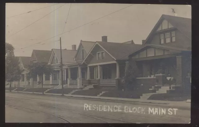 RP Postcard EVANSVILLE Indiana/IN  Local Area Large Family Houses/Homes 1907