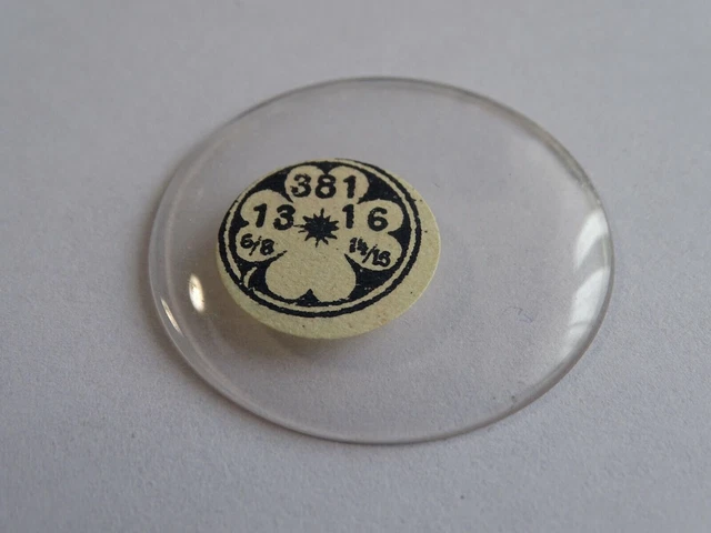 Verre Minéral Pour Montre Gousset - Diamètre 42,8 Mm - Pièce Horlogerie Neuve