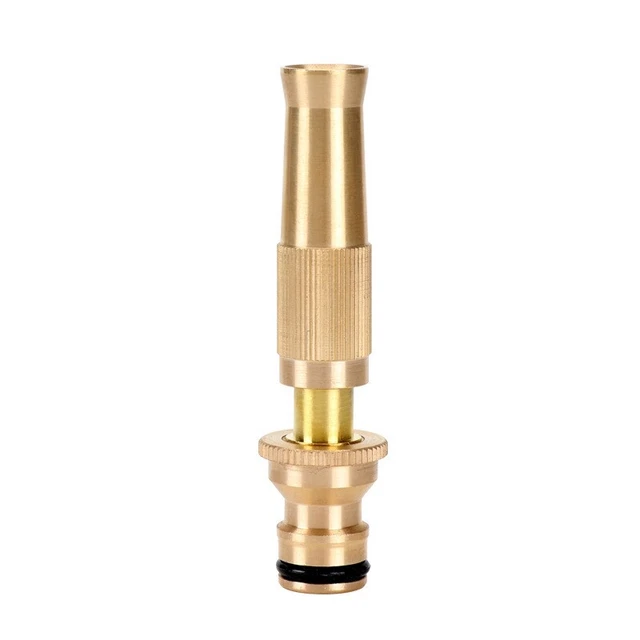 High Pressure Hose Nozzle Heavy Duty , Brass Water Hose Nozzles for Garden HosX3