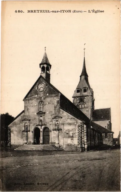 CPA AK BRETEUIL-sur-ITON - L'Église (392943)