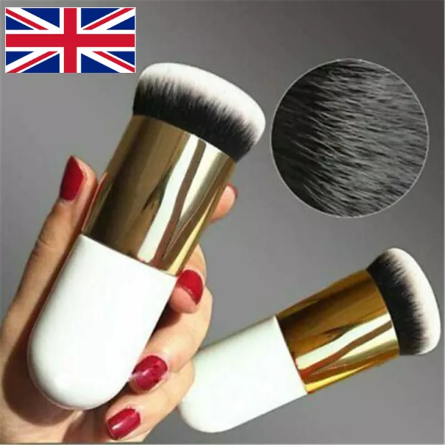 Pro Flat Top Kabuki Foundation Brush Liquid Powder Blusher Buffing Makeup Brush