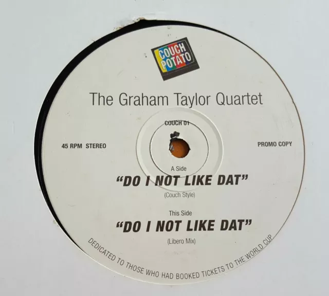 Graham Taylor Quartet - Do I not like Dat 12" vinyl promo