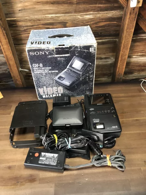 Sony Gv-8 Video Walkman Tv Recorder - For Parts Or Repair