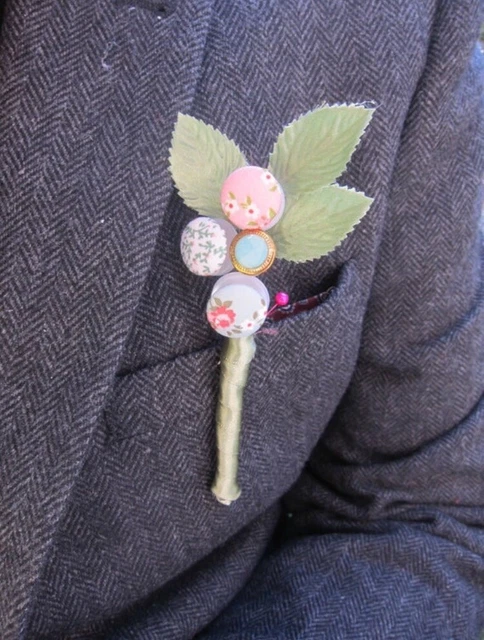 Bottone per matrimonio - foro per bottoni - matrimonio fatto a mano - matrimonio vintage