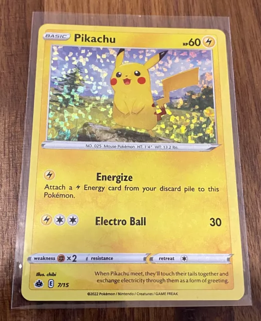 POKEMON PIKACHU HOLO McDonald's 2022 Match Battle Promo Card 7/15 NM