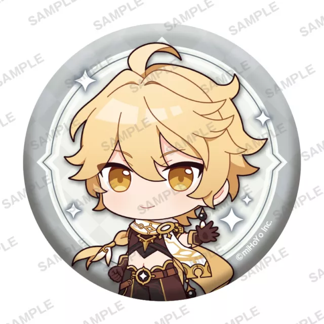 Genshin Impact Capsule Badge Volume 01 Button: Traveler [Aether]