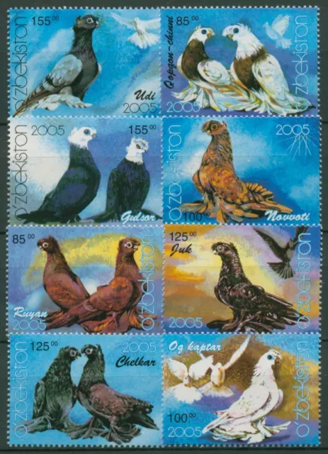 Usbekistan 2005 Tiere Vögel Einheimische Taubenrassen 569/76 postfrisch