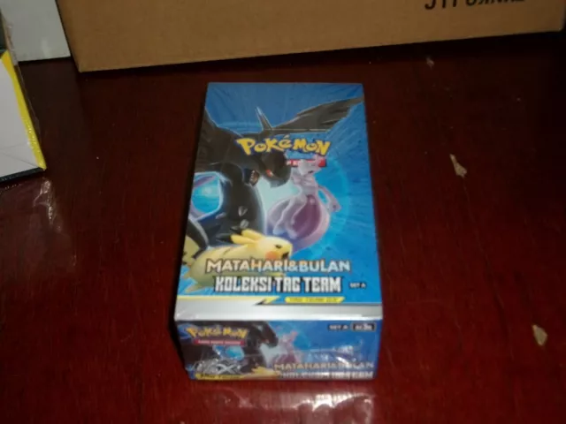 Pokemon TCG: Sun & Moon- AS3a-I Tag Team GX Set A, Booster Box x1